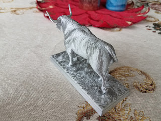 White Metal Bull 2021 — 3D printed figurine