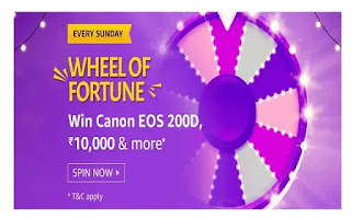 Amazon Wheel of Fortune Quiz 1st March 2020