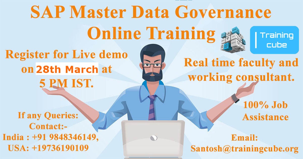 Learn sap master data governance online in real time by world's best