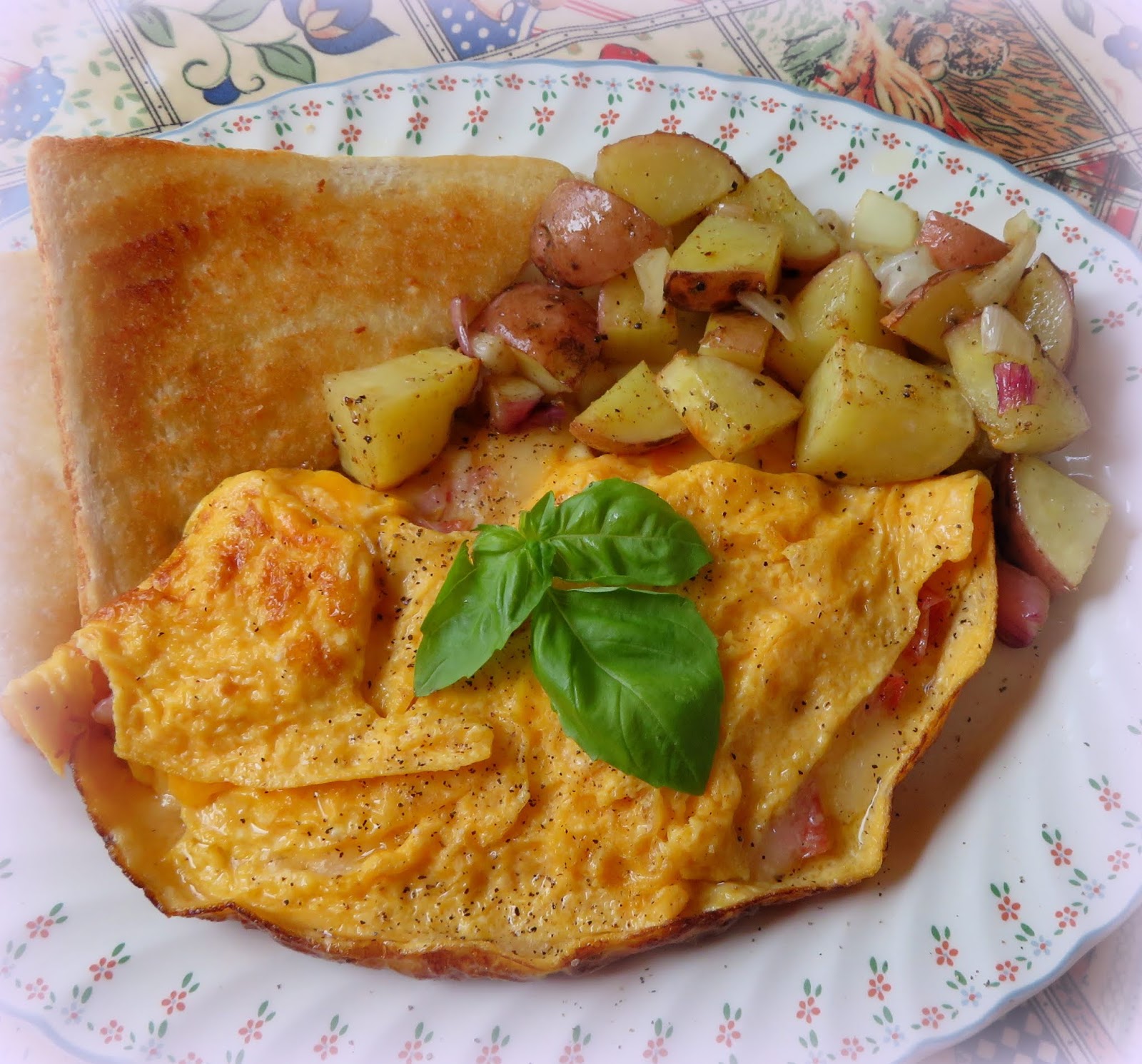 The English Kitchen Salami & Cheese Omelette