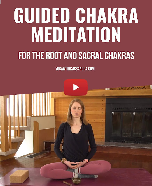 This month Tasia Bryski is leading my Yoga with Kassandra app subscribers through meditations for the chakras. The following is a breakdown of the first in the series, for the first two chakras - Root and Sacral.