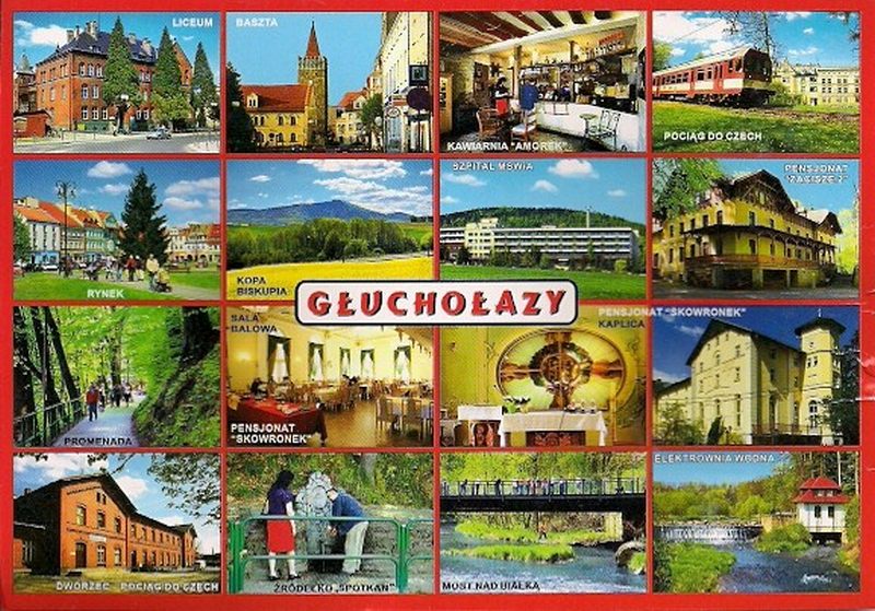 Pocztówkowe podróże po Polsce GŁUCHOŁAZY