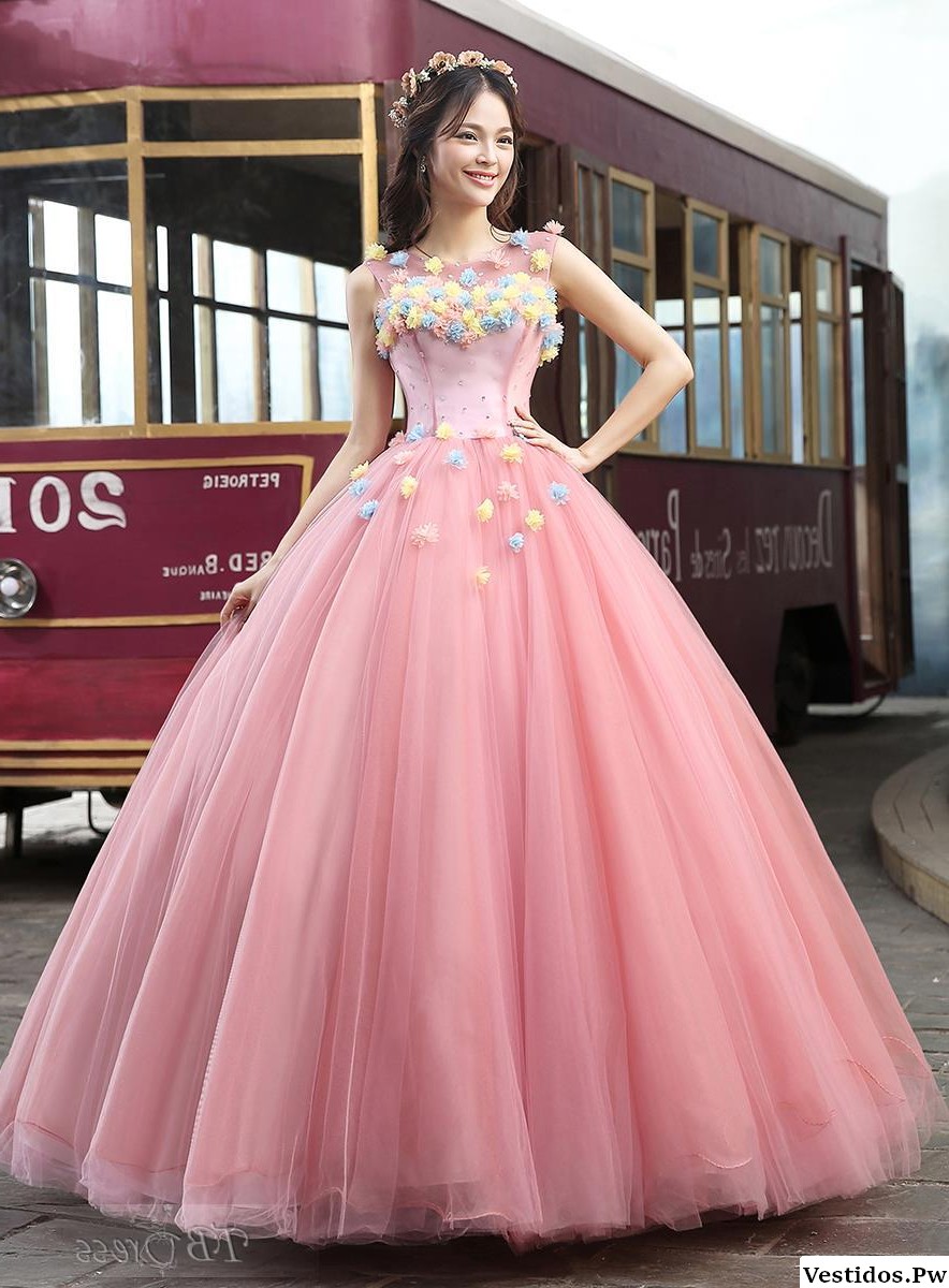 de 15 Años Rosados 2018 ¡Ideas y Modelos! | Vestidos Moda 2019 - 2020