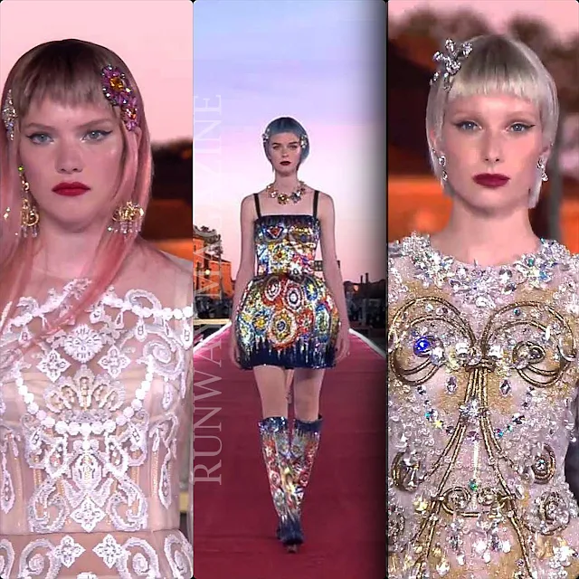 Dolce Gabbana Alta Moda Venice 2021 by RUNWAY MAGAZINE