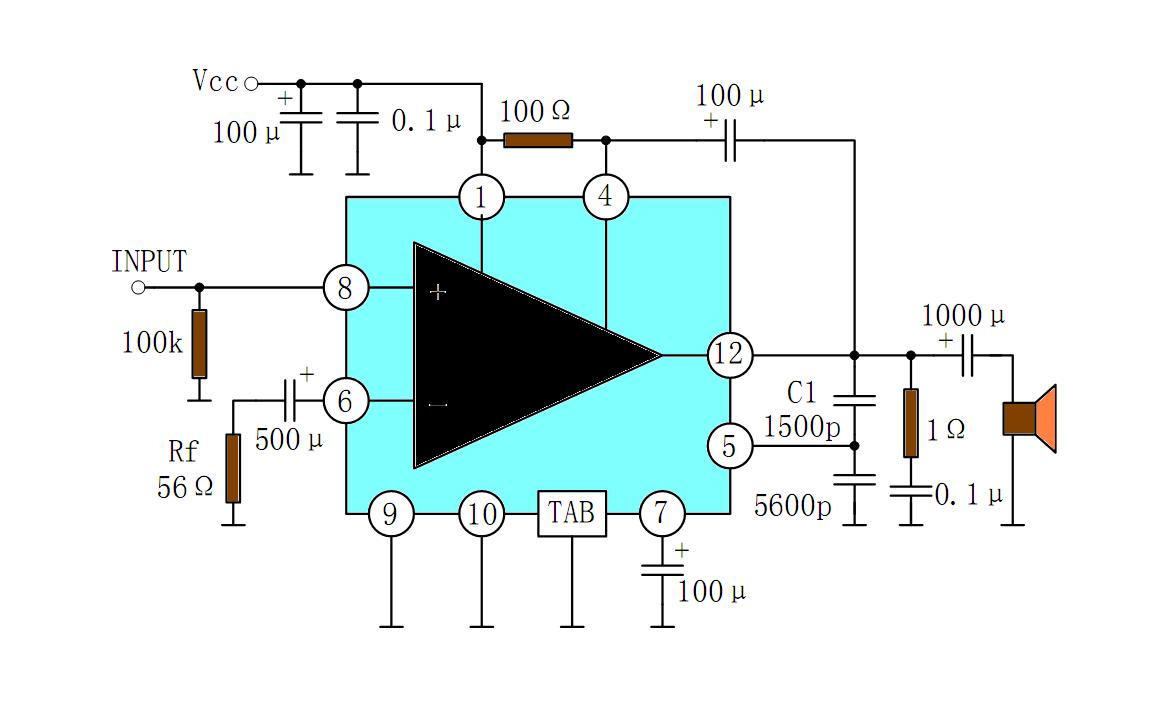 6 watt audio Amplifier | All For Students