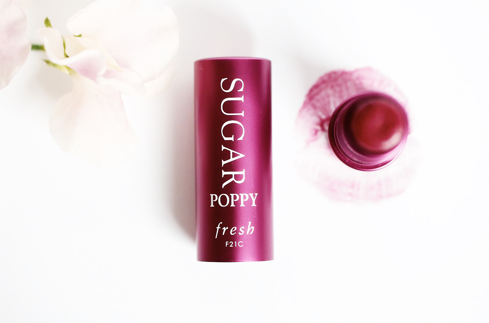 fresh sugar lip treatment baume à lèvres teinté poppy avis test swatch