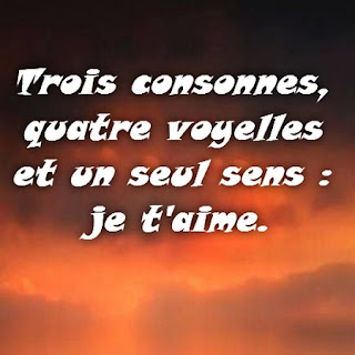 Mots d'amour romantique