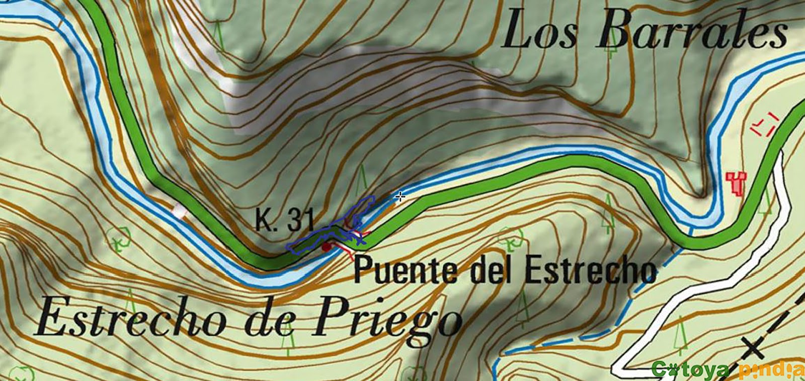 Vía ferrata Estrecho de Priego