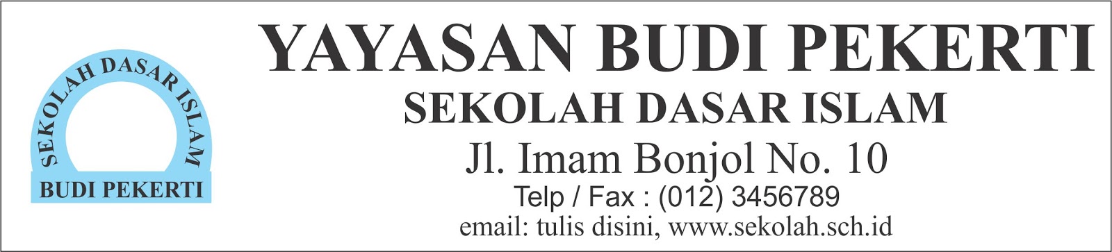 Contoh KOP Surat Yayasan - Si Kuncunk