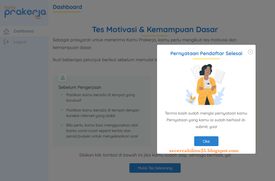 Panduan Lengkap Pendaftaran Kartu Prakerja 2020 Melalui Prakerja Go Id Secercah Ilmu