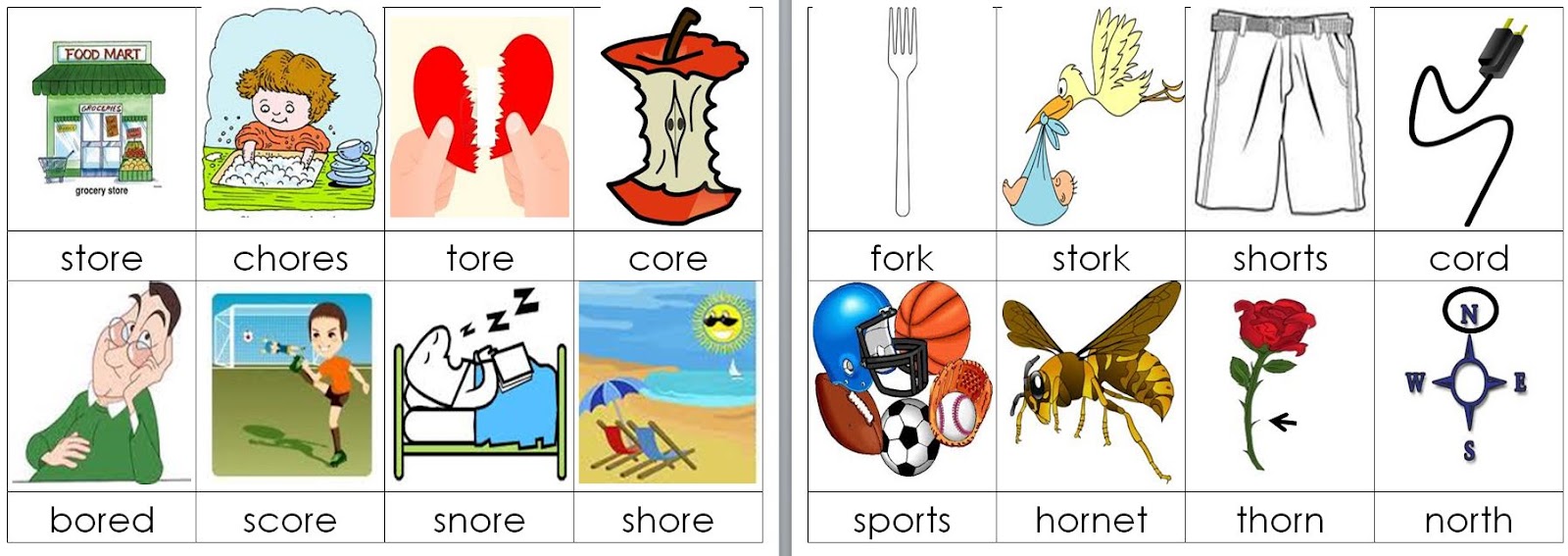 Fanciful First Grade: OR ORE Word Works Station