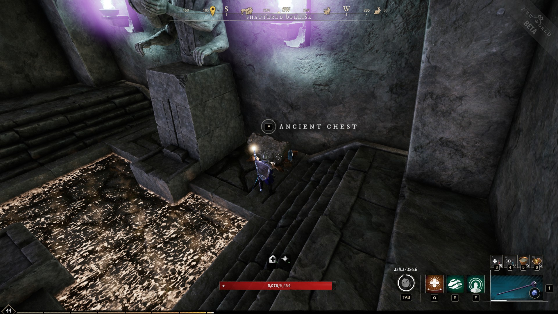 New World Shattered Obelisk chest locations