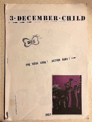 The front cover of December Child issue three published by Paul Weller's Riot Stories.