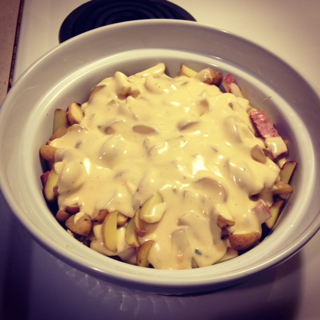 Cooking Pinterest Potato and Farmer Sausage Casserole