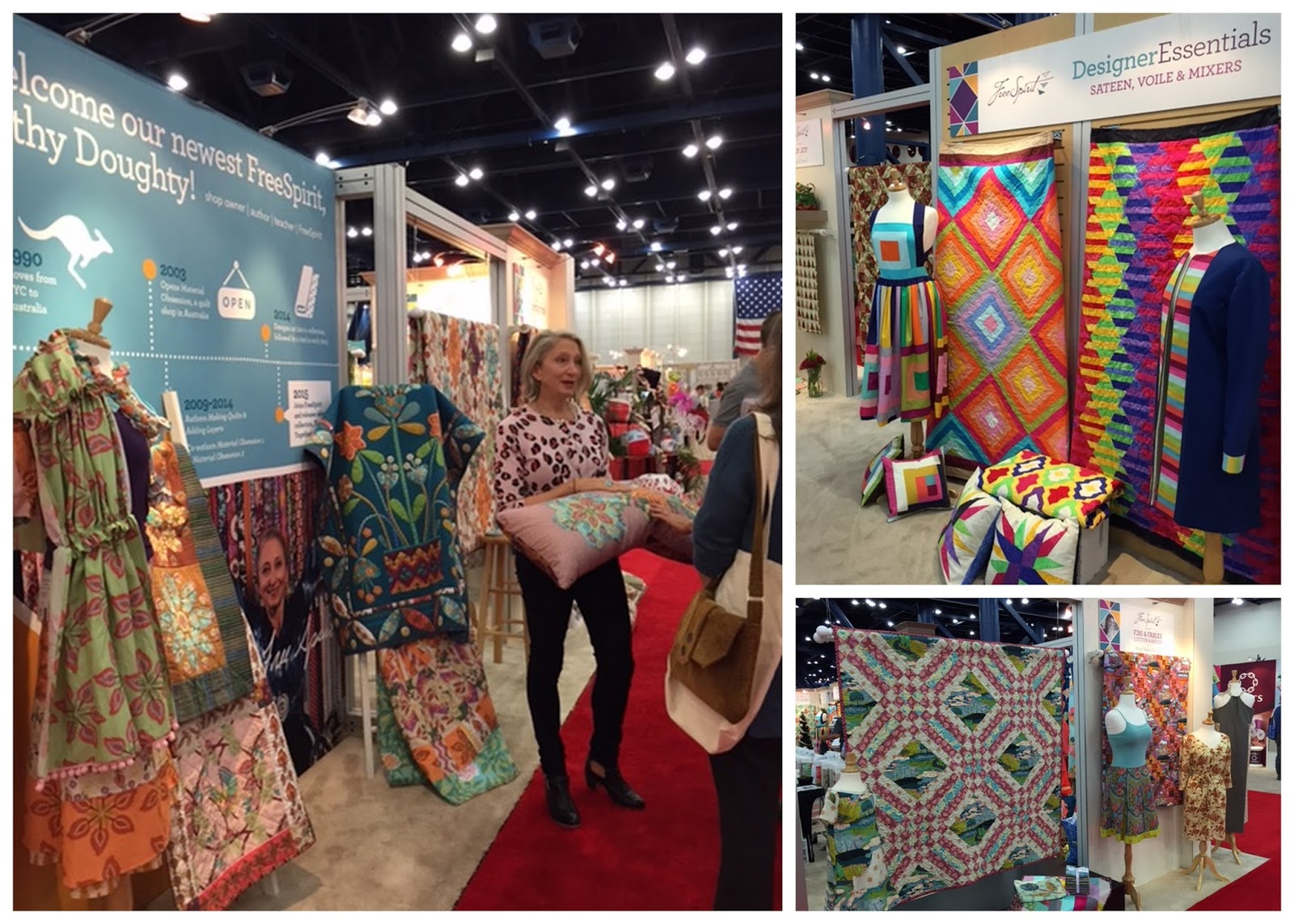 FreeSpirit Fabric International Quilt Market 2015