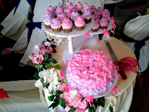 wedding cake 1 tier + 30 cuppies