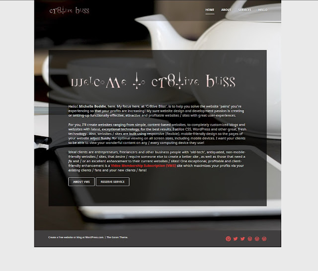 Cr8tive Bliss Website Design & Development