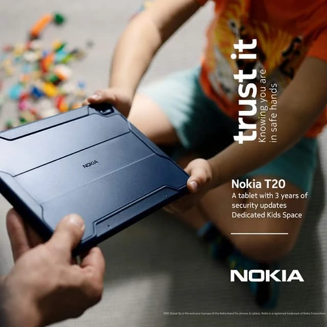 HDM Global unveils the new Nokia T20 Tablet with 2K screen and long-lasting battery life