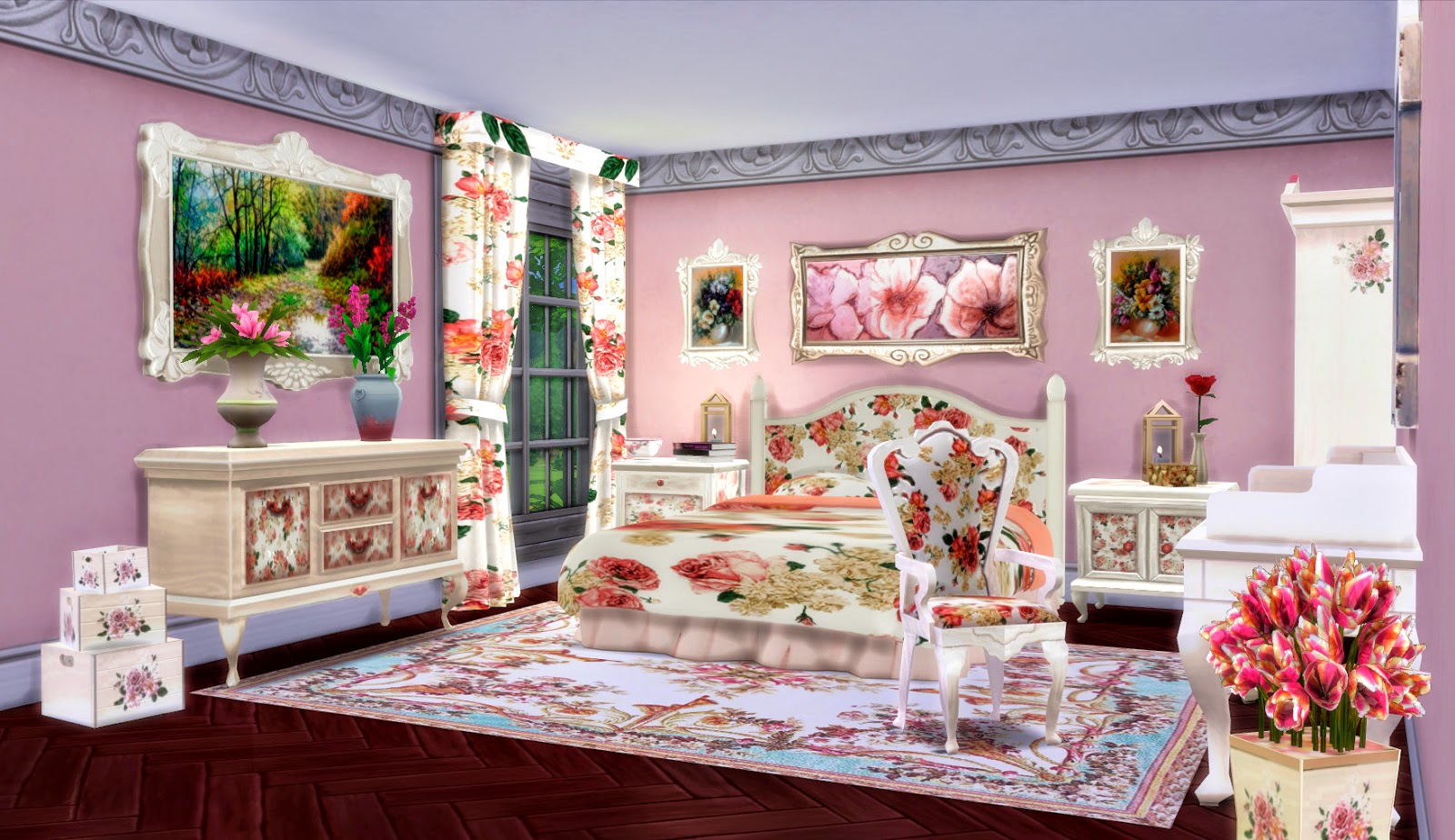 Dormitorio Estilo Shabby.