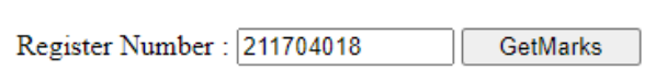Mark Sheet Result page using Html and Css.