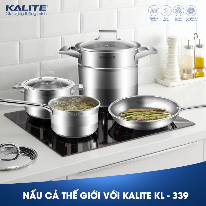 Bộ nồi inox Kalite KL-339 ( Giá Ưu Đãi Đến Hết 31.01.2022)