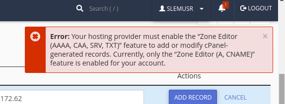 enable txt zone editing in cpanel whm enable txt zone editing in cpanel whm