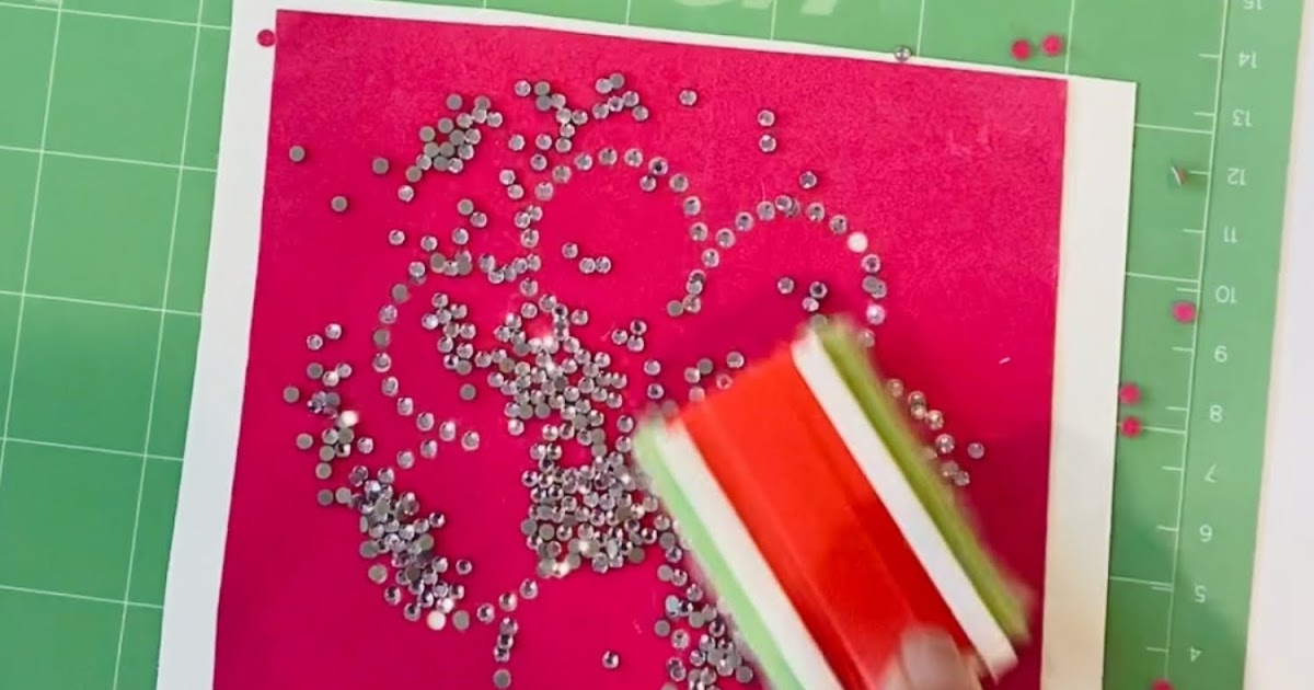 How to Cut Magic Flock Rhinestone Template Material with the Silhouette  CAMEO 
