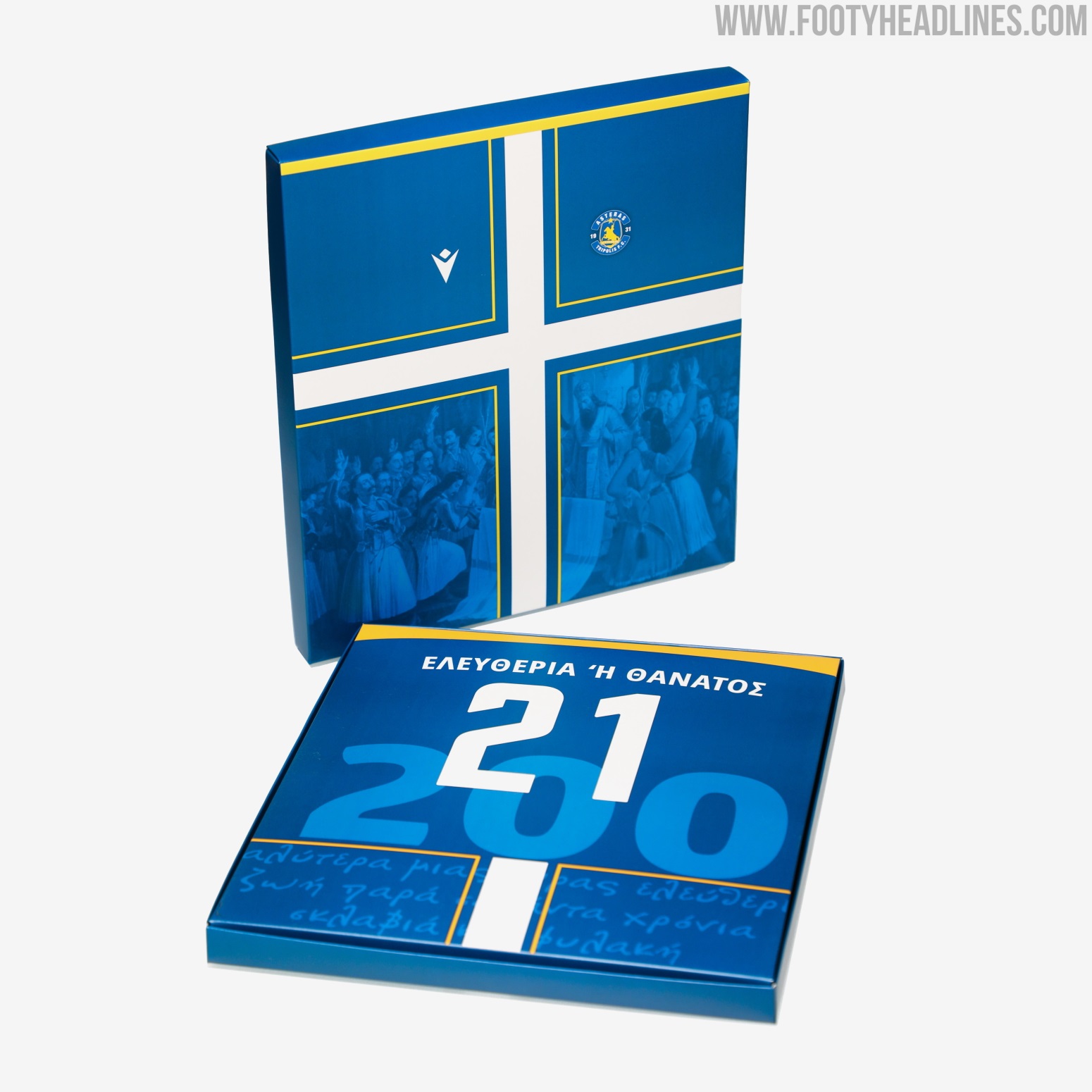 APOEL & Asteras Tripolis 1821-2021 Greek Independece Jerseys Unveiled APOEL & Asteras Tripolis 1821-2021 Greek Independece Jerseys Unveiled