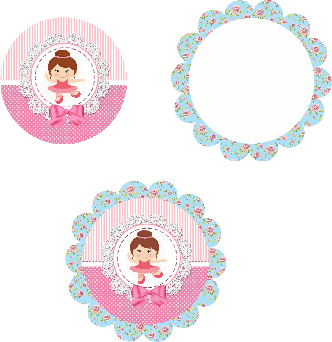 Ballerina Free Printable Toppers Or Labels Oh My Baby