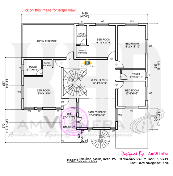 First floor plan