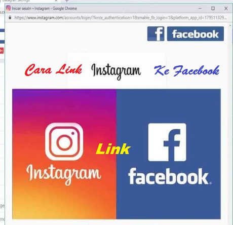 Cara Link akaun Instagram ke profil Facebook saya?
