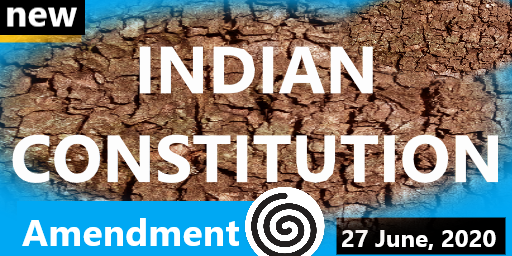  भारतीय संविधान महत्त्वपूर्ण घटनादुरुस्त्या -  २०२० | INDIAN CONSTITUTION MPSC EXAMS HUB 
