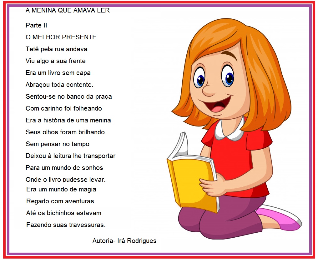 CHEIRINHO DE POESIA A MENINA QUE