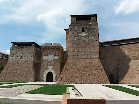 The remains of the Castel Sismondo, designed in part by the great architect Filippo Brunelleschi