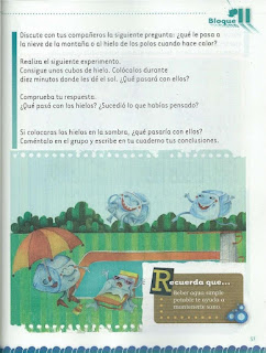 Apoyo Primaria Exploración de la Naturaleza y la Sociedad 2do Grado Bloque II Lección 3 Cómo cambia el agua