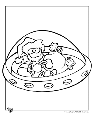 Coloring Pages for Kids: Ufo Coloring Pages