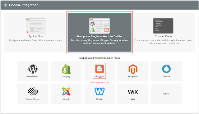 Blogger untuk notifikasi OneSignal Blogger untuk notifikasi OneSignal