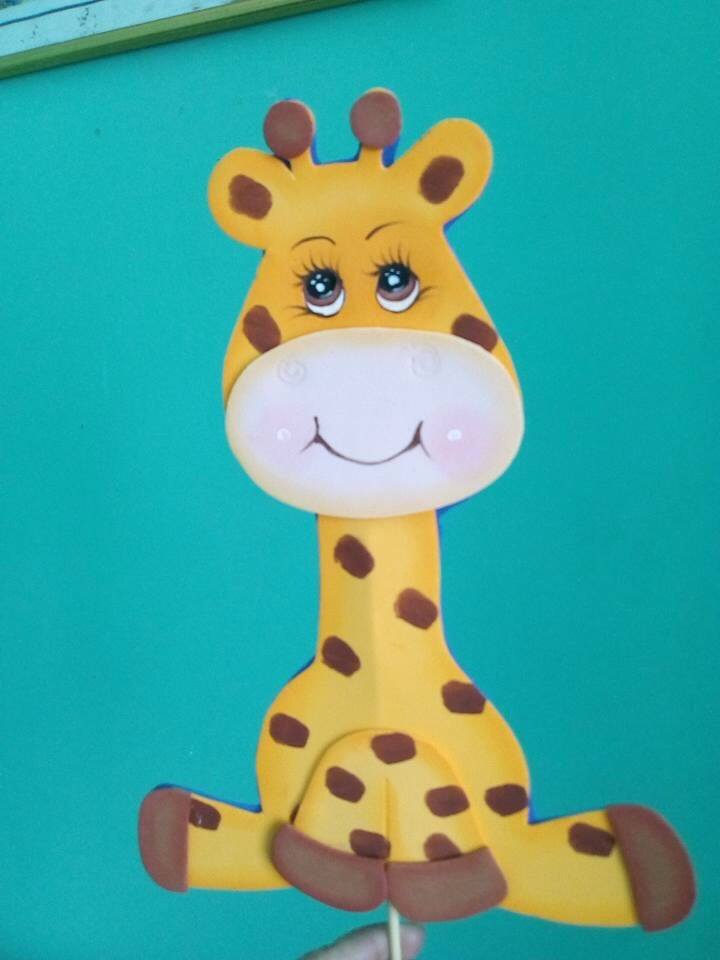 molde girafa safari eva