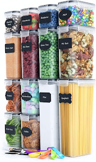 containers enable you to organize the kitchen and free up space in the pantry