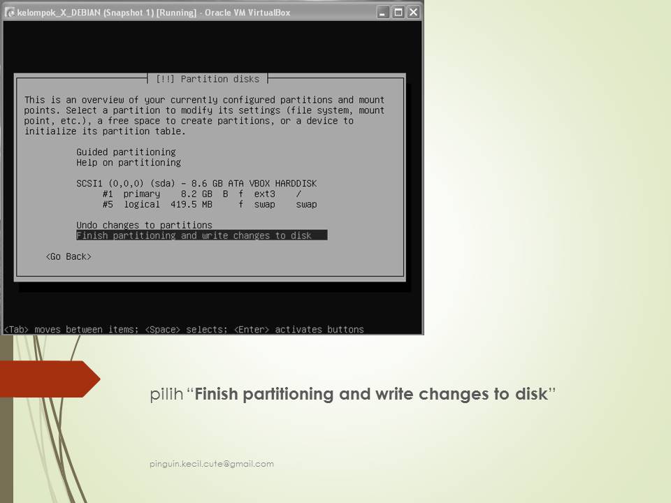 Network configuration Debian.