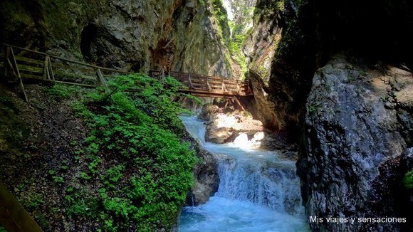 garganta de Wolfsklamm, garganta del lobo, Tirol, Austria