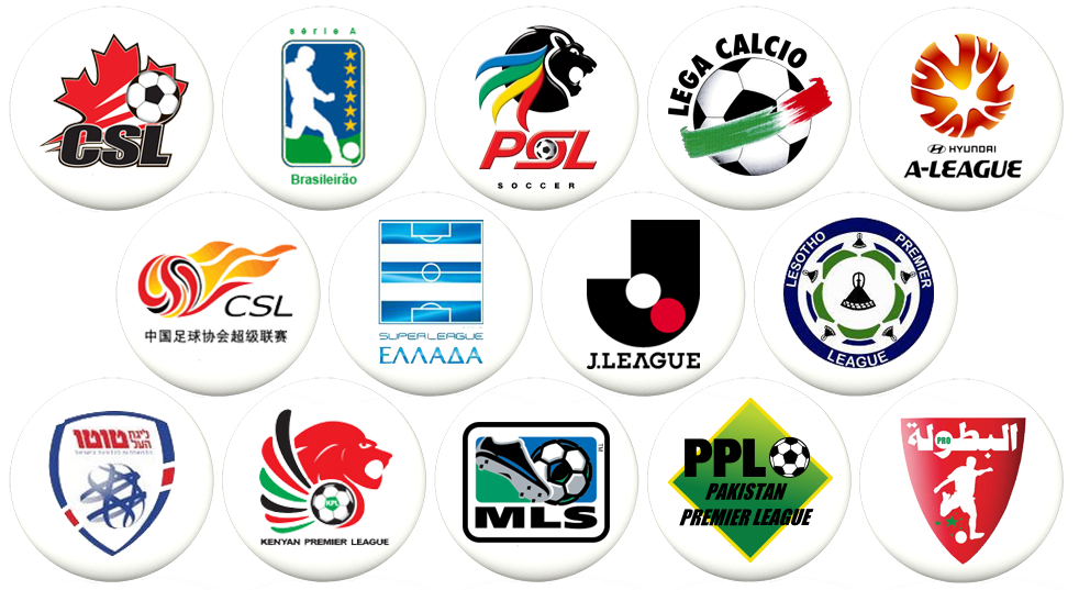 Футбольные логотипы. Логотипы футбольных лик. Значки футбольных лиг.
