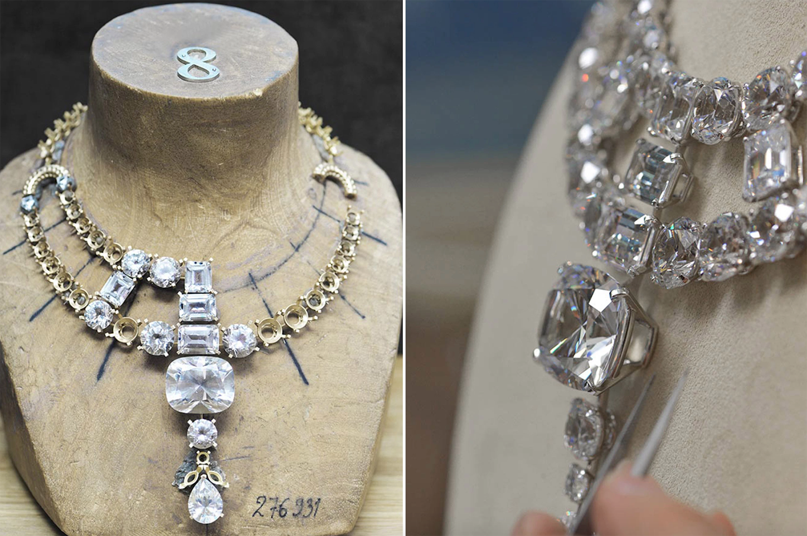cartier diamond necklace 150 million