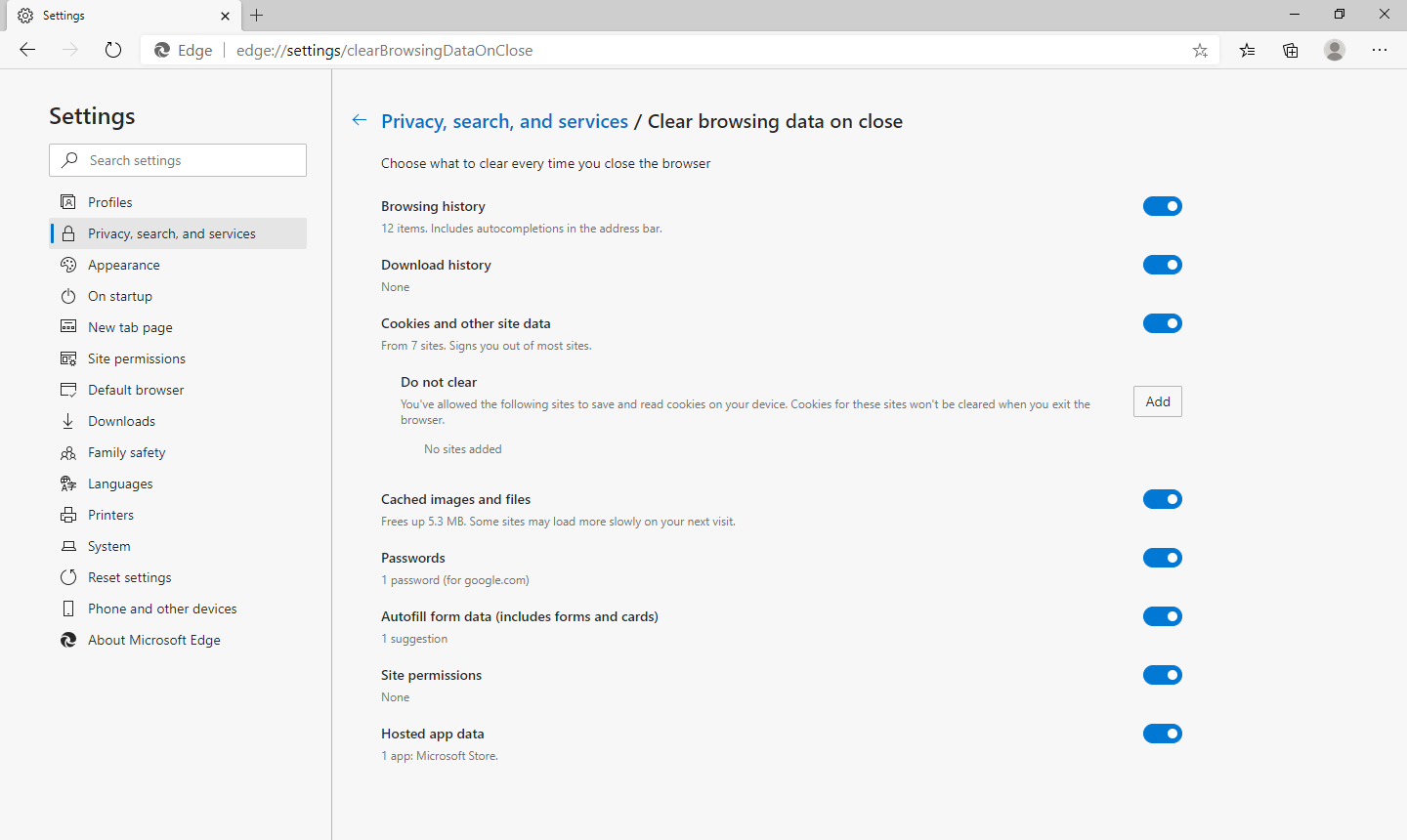 How To Automatically Delete Microsoft Edge Browsing History On Exit