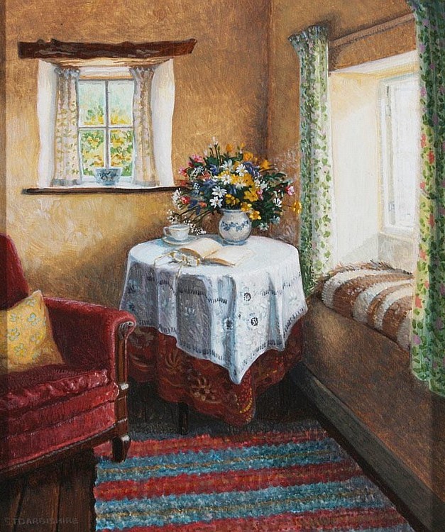 Stephen Darbishire 1940 | British Interiors and Landscape painter Stephen Darbishire 1940 | British Interiors and Landscape painter