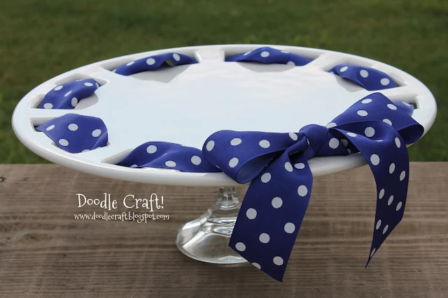 Ribbon Cake Stand!