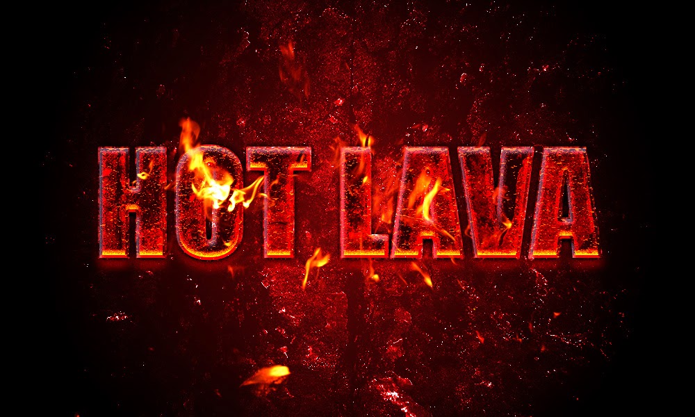 Hot Lava Text Effect in Photoshop Hot Lava Text Effect in Photoshop
