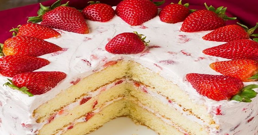 Kumpulan Resep Kue Strawberry Ring Cake