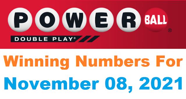 PowerBall Double Play Winning Numbers for November 08, 2021