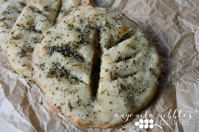 Fresh gluten-free fougasse with herbs de provence | Anyonita Nibbles